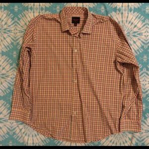 Linea Uomo plaid dress shirt XL